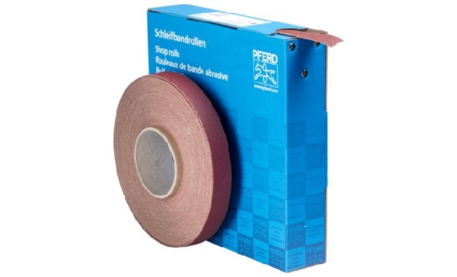 Schleifbandrollen 25 mm 50 m Korn 120