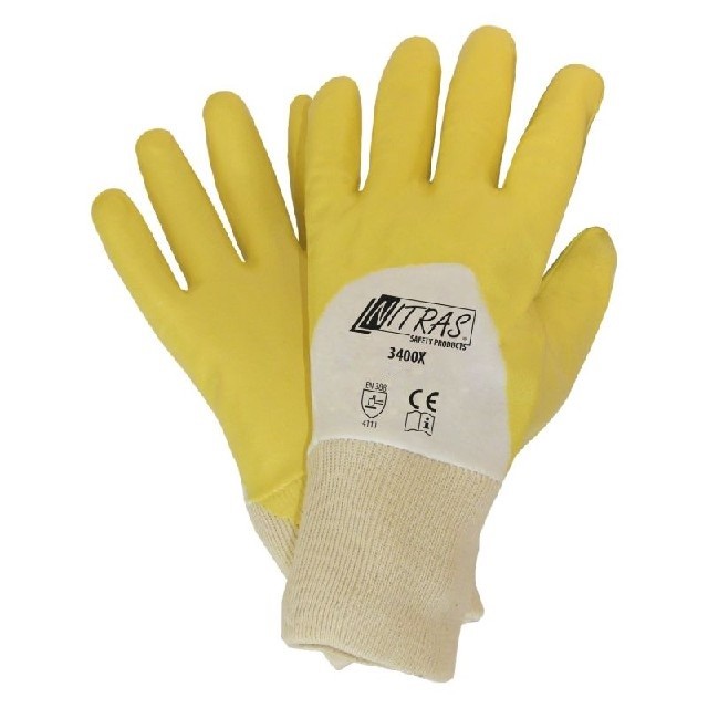 Premium Nitril-Handschuhe gelb Gr. 10