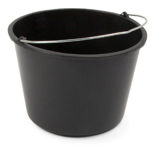 Baueimer 12 Ltr. ohne Ausguß