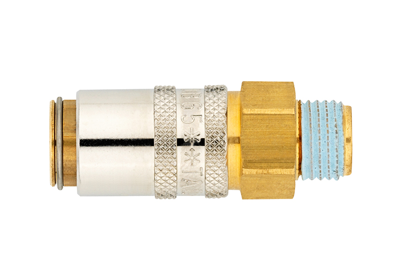 Einhandkupplung R 1/4" AG