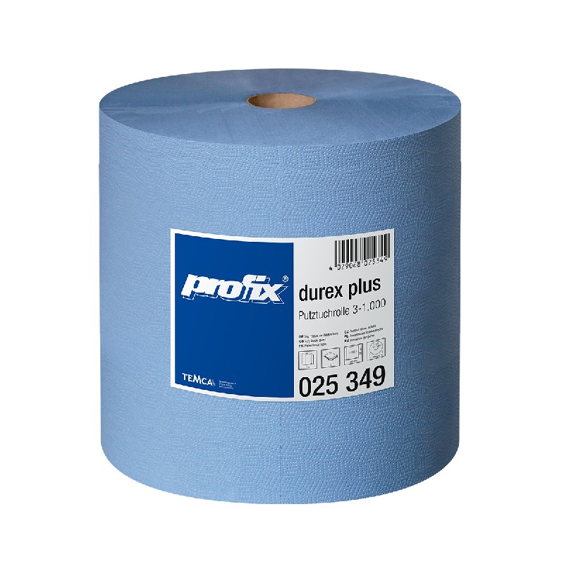 Putztücher EURO, Rolle, blau,
