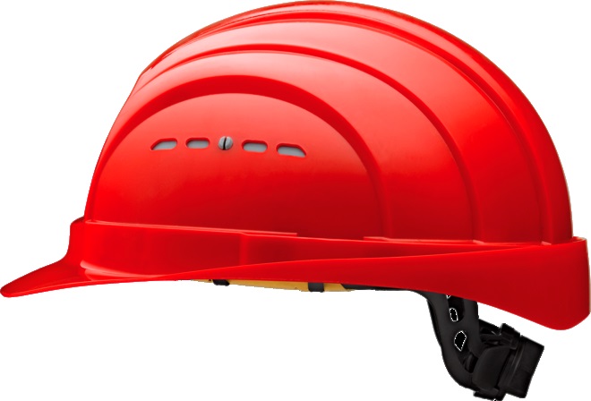 Industrie-Schutzhelm Schuberth rot