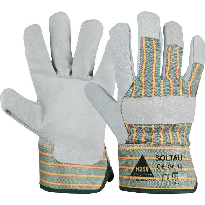 HK-Spaltleder Handschuh Hase Soltau Gr. 10