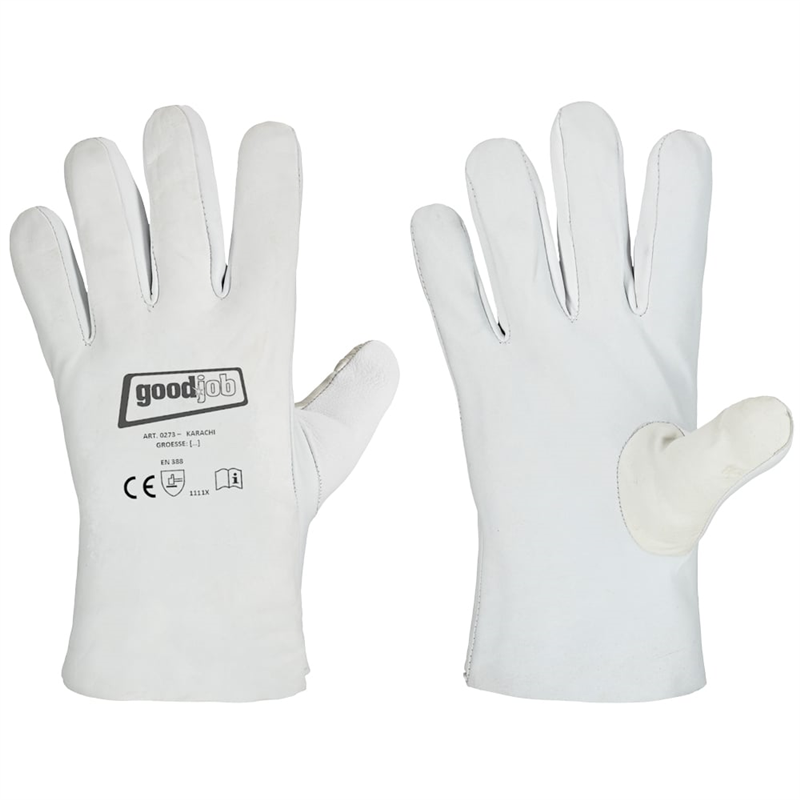 Nappaleder Handschuh Gr.10